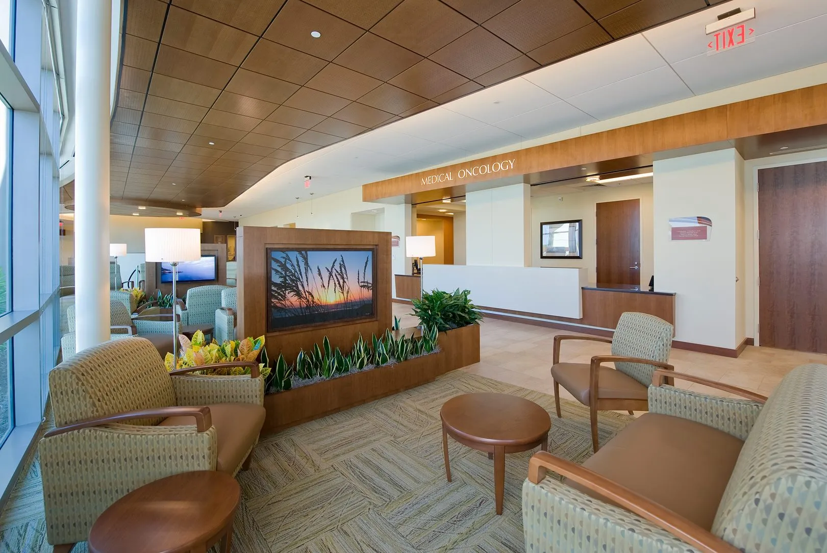 Patient Lobby, AdventHealth Daytona Beach Cancer Center